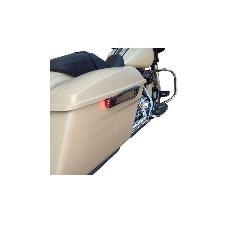 Alloy Art LED Saddlebag Hinge Covers For Harley Touring 2014-2023