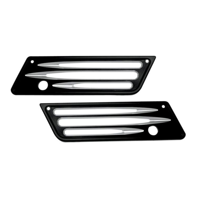Arlen Ness Deep Cut Saddlebag Latch Covers For Harley Touring