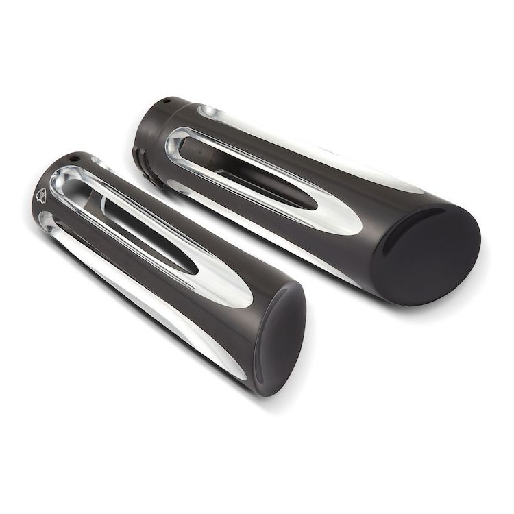 Arlen Ness Original Billet Deep Cut Grips For Harley