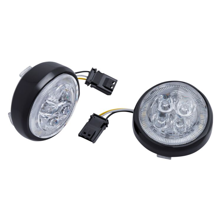 Ciro LED Fang Front Turn Signals For Harley CVO 2016-2022