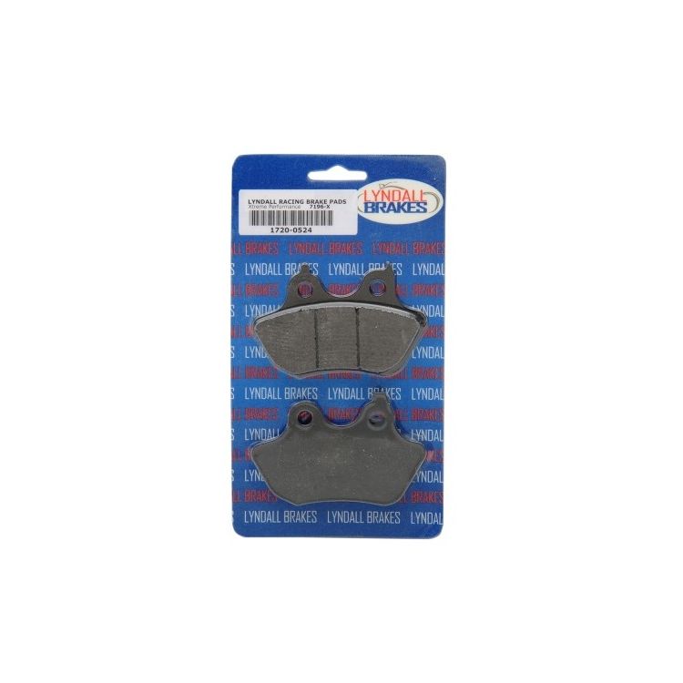 Lyndall Brakes X-Treme Performance Rear Brake Pads For Harley