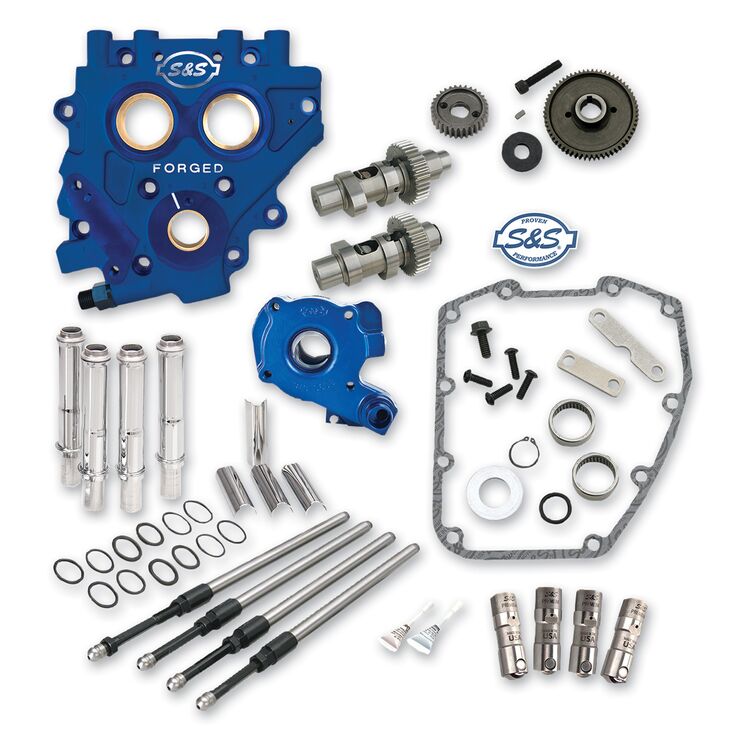 S&S Cycle 585GE Easy Start Gear Drive Cam Chest Kit For Harley Twin Cam 2006-2017