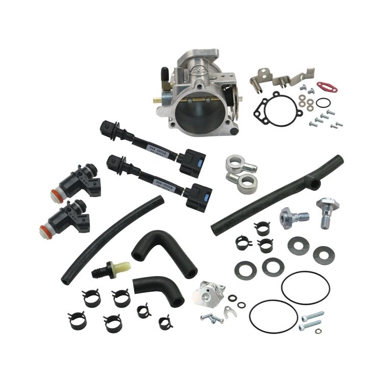 S&S Cycle Single Bore EFI Throttle Body/Fuel Rail Kit For Harley Twin Cam 2001-2005 (58mm)