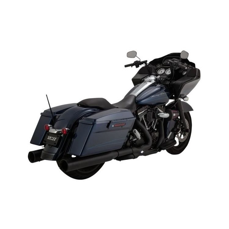 Vance & Hines 4 1/2" Destroyer Oversized Slip-On Mufflers For Harley Touring