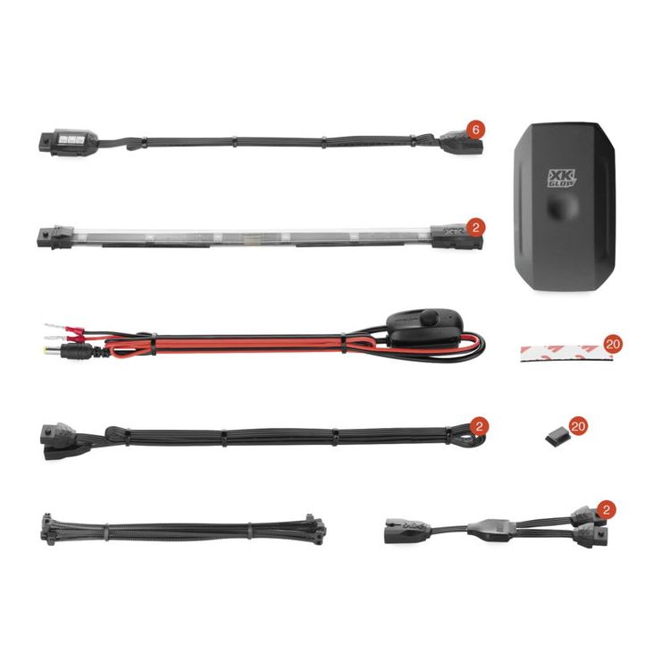 XKGlow XKChrome App Controled Light Kit / Motorcycle